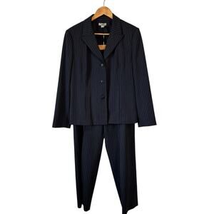 Nordstrom Charcoal Pinstripe Blazer & Suit Jacket